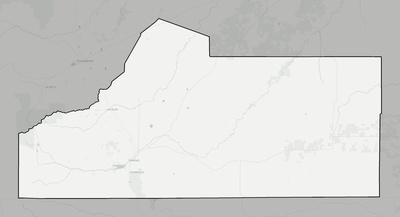 Las Animas County CO county basemap context