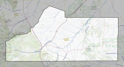 Las Animas County CO USGS topo map