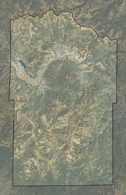 Mineral County CO USGS imagery and topo map
