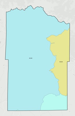 Mineral County CO ZIP code boundaries map