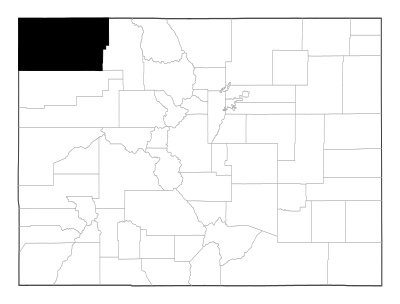 Moffat County in Colorado
