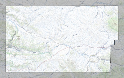 Moffat County CO USGS topo map