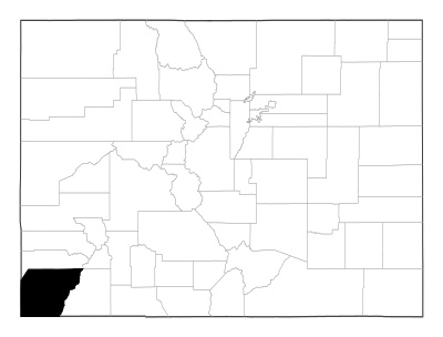 Montezuma County in Colorado