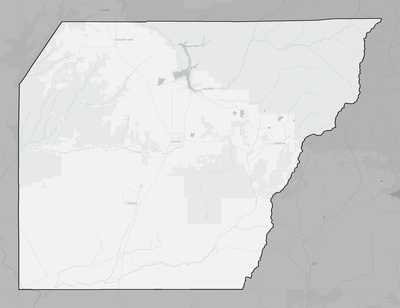 Montezuma County CO county basemap context