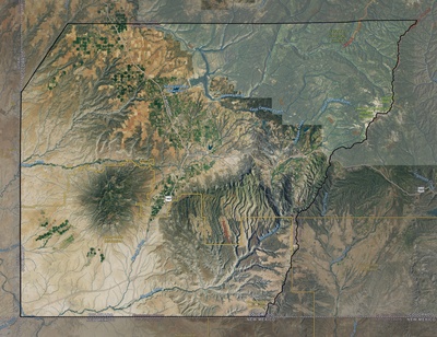 Montezuma County CO USGS imagery and topo map