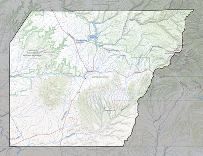 Montezuma County CO USGS topo map