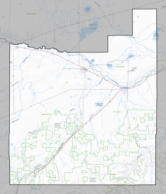 Otero County CO USGS topo map