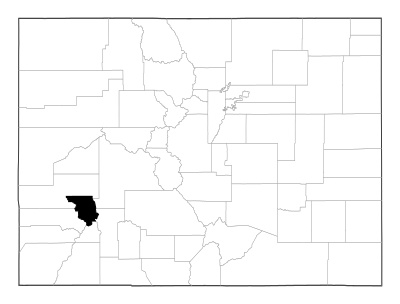 Ouray County in Colorado