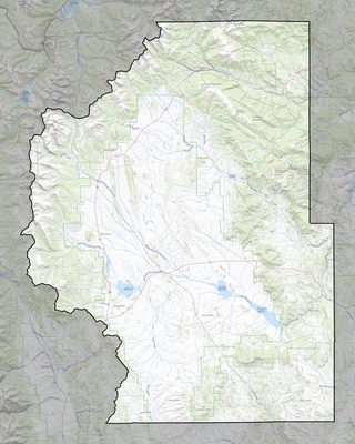 Park County CO USGS topo map