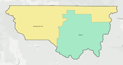 Pitkin County CO school district boundaries map
