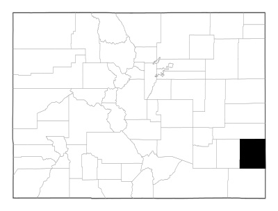 Prowers County in Colorado