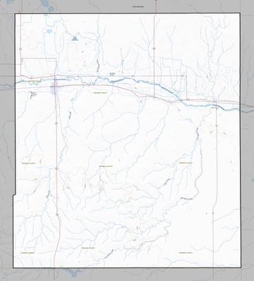 Prowers County CO USGS topo map