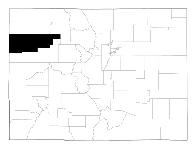 Rio Blanco County in Colorado