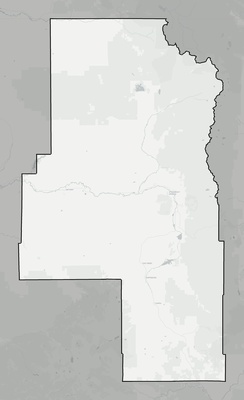 Routt County CO county basemap context
