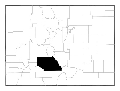 Saguache County in Colorado