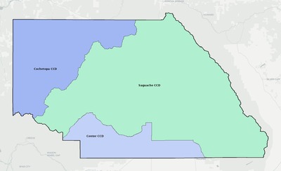 Saguache County CO townships and subdivisions map