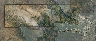 San Miguel County CO USGS imagery and topo map