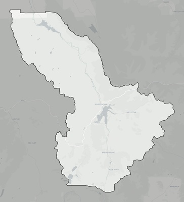 Summit County CO county basemap context