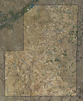 Washington County CO USGS imagery and topo map