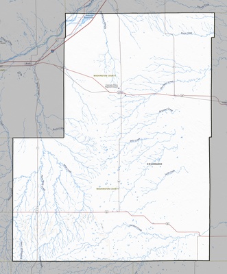 Washington County CO USGS topo map