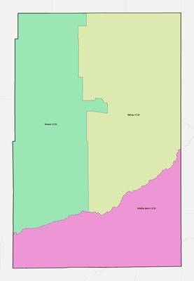 Yuma County CO townships and subdivisions map
