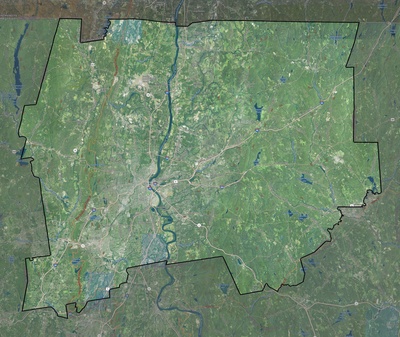 Capitol County CT USGS imagery and topo map