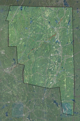 Northeastern Connecticut County CT USGS imagery and topo map