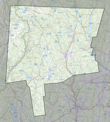 Northwest Hills County CT USGS topo map