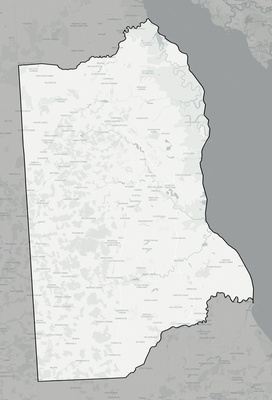 Kent County DE county basemap context