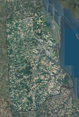 Kent County DE USGS imagery and topo map