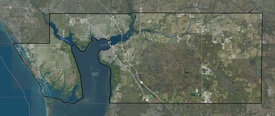 Charlotte County FL USGS imagery and topo map