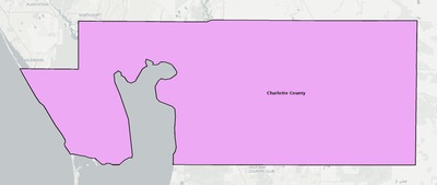 Charlotte County FL school district boundaries map