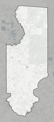 Columbia County FL county basemap context