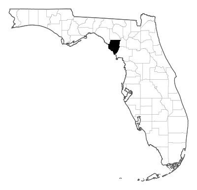 Dixie County in Florida