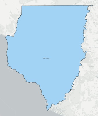 Dixie County FL school district boundaries map