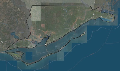 Franklin County FL USGS imagery and topo map