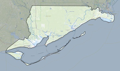 Franklin County FL USGS topo map