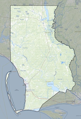 Gulf County FL USGS topo map
