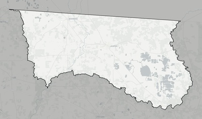 Hamilton County FL county basemap context