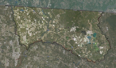 Hamilton County FL USGS imagery and topo map