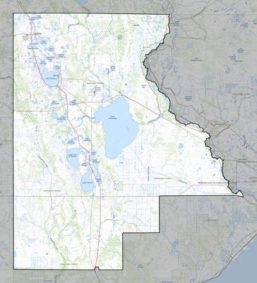 Highlands County FL USGS topo map
