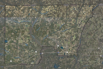Holmes County FL USGS imagery and topo map