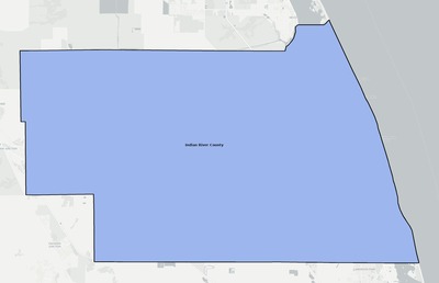 Indian River County FL school district boundaries map