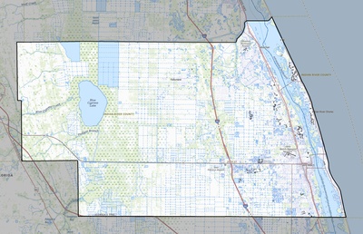 Indian River County FL USGS topo map