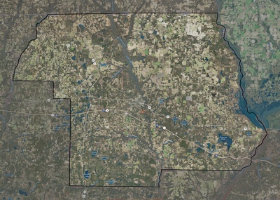 Jackson County FL USGS imagery and topo map