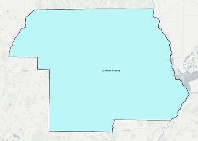 Jackson County FL school district boundaries map