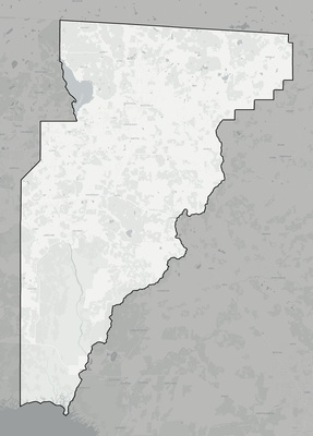 Jefferson County FL county basemap context