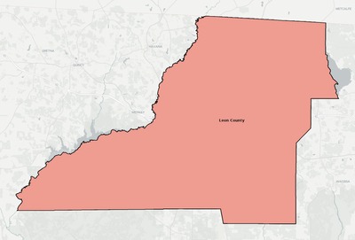Leon County FL school district boundaries map