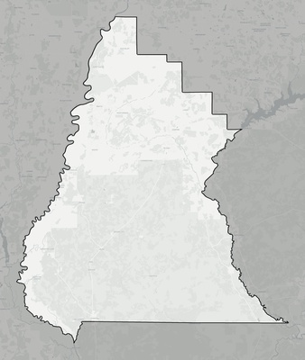 Liberty County FL county basemap context