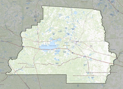 Madison County FL USGS topo map